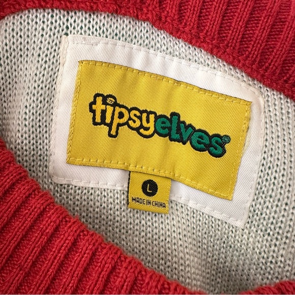 Typsy Elves Double Ugly Christmas Holiday Sweater - Picture 5 of 6